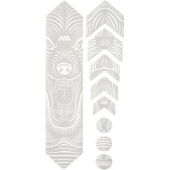 All-mountain-style All Mountain Style Basic Kit De Protection De Cadre 9 Pièces, Blanc