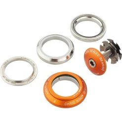 Chris-king Chris King DropSet 4 Jeu De Direction GripLock 1 1/8" IS42/28.6 | IS42/30 45x45°, Orange