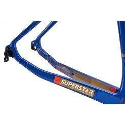 Cinelli Superstar Disc Frameset, Bleu