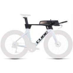 Cube Aerium C:68 TT Low Kit De Cadre, Blanc/noir