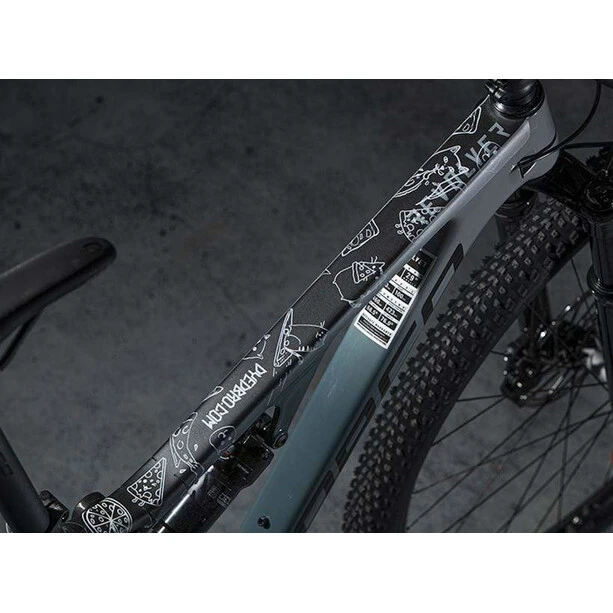 DYEDBRO Cats Kit De Protection De Cadre, Transparent/blanc