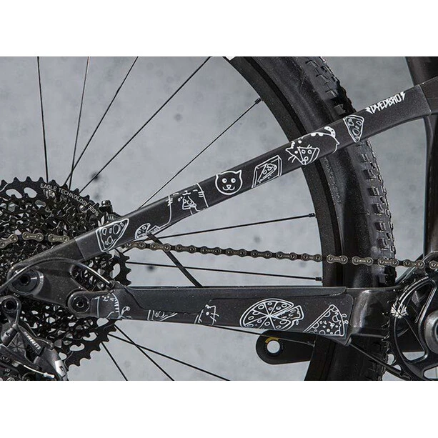 DYEDBRO Cats Kit De Protection De Cadre, Transparent/blanc – Image 3