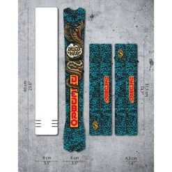 DYEDBRO RRR X Kit De Protection De Cadre, Multicolore