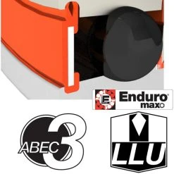 Enduro Bearings ABEC 3 6903-2RS-LLU-MAX Roulement à Billes 17x30x7mm
