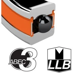 Enduro Bearings ABEC 3 699-2RS-LLB Roulement à Billes 9x20x6mm