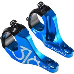 FUNN RSX Light Potence Ajustable Ø31,8mm 35°, Bleu/noir