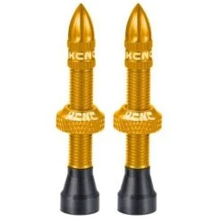 KCNC Aluminium Kit Valves Tubeless 50mm, Or