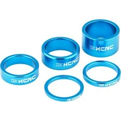 KCNC Headset Spacer 1 1/8" 3/5/10/14/20mm, Bleu