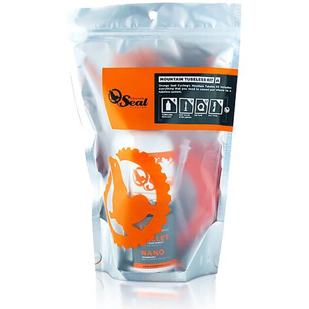 Orange-seal Orange Seal Tubeless Kit De Conversion 18mm Avec Scellant Ordinaire 1 Orange-seal Orange Seal Tubeless Kit De Conversion 18mm Avec Scellant Ordinaire