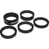 Red Cycling Products Lot D'espaceurs Aluminium 5 Pièces, Noir