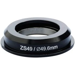 Reverse Base Jeu De Direction Partie Inférieure Ø49mm 1.5" ZS49/30 Avec Couronne 1 1/8" Race, Noir