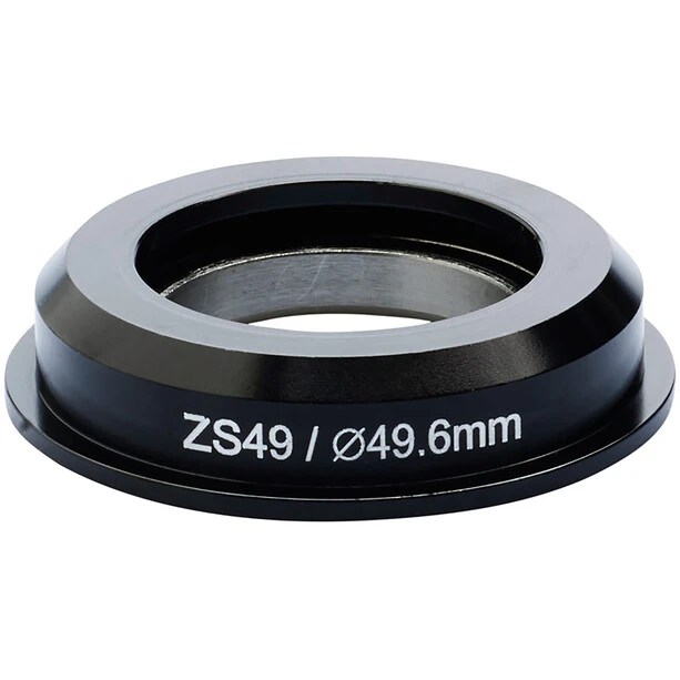 Reverse Base Jeu De Direction Partie Inférieure Ø49mm 1.5" ZS49/30 Avec Couronne 1 1/8" Race, Noir