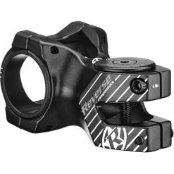 Reverse Black ONE D-2 Potence Ø31,8/35mm, Noir/gris