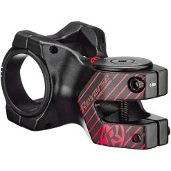 Reverse Black ONE D-2 Potence Ø31,8/35mm, Noir/rouge