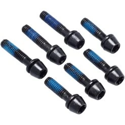 Ritchey Superlogic C260 Boulons De Potence Acier Inoxydable 7 Pièces, Noir