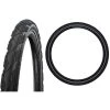 Schwalbeschwalbe-marathon SCHWALBE Marathon Efficiency Evo Pneu Pliable 27.5x2.35" Addix Race V-Guard E-50 TLE Reflex, Noir