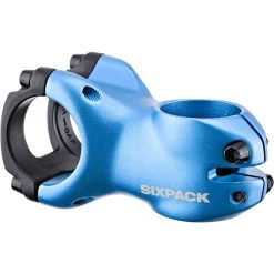 Sixpack Menace Potence Ø31,8mm, Bleu/noir