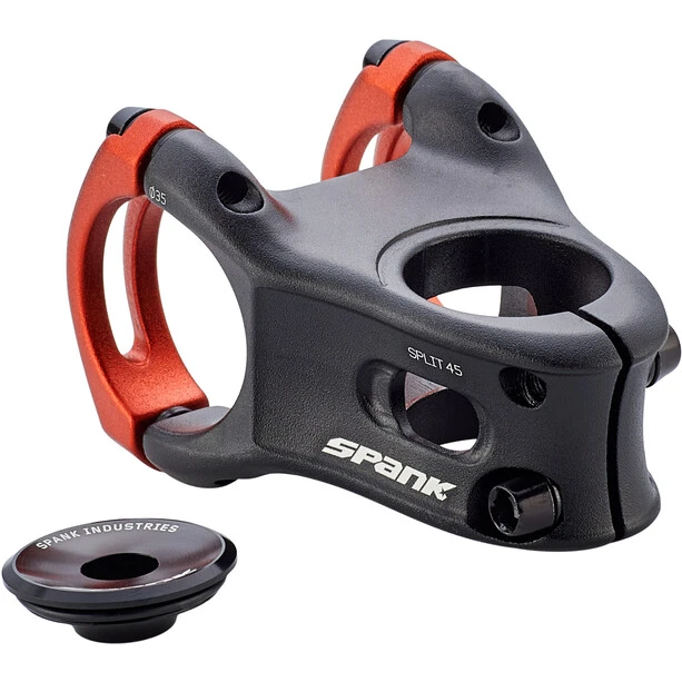 Spank Split 35 Potence Ø35mm, Noir/orange