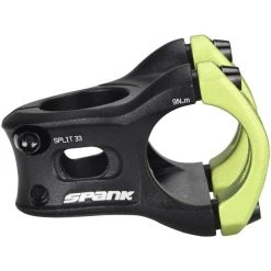 Spank Split Potence Ajustable Ø31,8mm 0°, Noir/vert