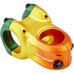 Spank Spoon 318 Potence Ø31,8mm Rasta Edition, Multicolore