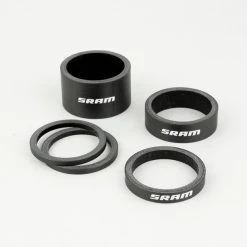 SRAM Set D'entretoises De Jeu De Direction UD Carbon, Noir/blanc