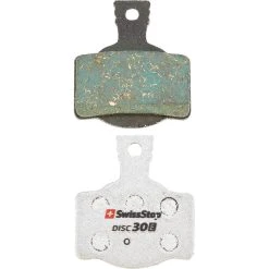 SwissStop Disc 30e Patins De Frein Pour Magura/Campagnolo E-Bike, Argent/Bleu Pétrole