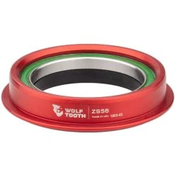 Wolf-tooth Wolf Tooth Premium Jeu De Direction Partie Inférieure 1.5" ZS56 Semi-intégré, Rouge