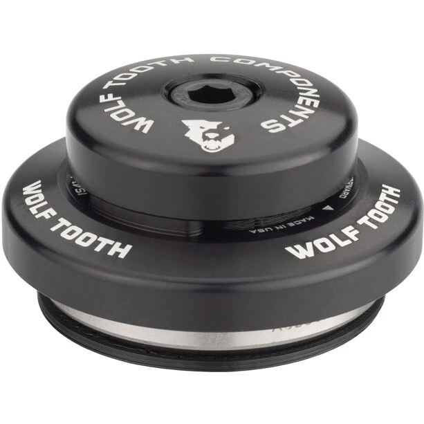 Wolf-tooth Wolf Tooth Premium Trek Knock Block Jeu De Direction Partie Supérieure 1 1/8" IS41 8mm, Noir
