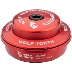 Wolf-tooth Wolf Tooth Premium Jeu De Direction Partie Supérieure 1 1/8" ZS44 6mm Semi-intégré, Rouge
