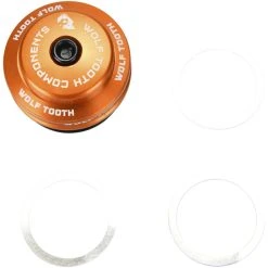 Wolf-tooth Wolf Tooth Jeu De Direction Partie Supérieure 1 1/8" EC34 16mm, Orange