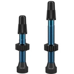 WTB Valve Tubeless Presta Aluminium 2 Pièces 34 Mm, Bleu/noir